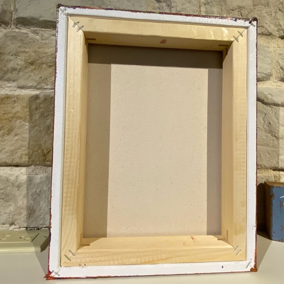 Hand crafted 11”x14” Fluid art canvas painting wall decor hand painted - Picture 8 of 9